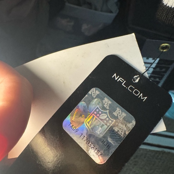 Las Vegas Raiders Men Jacket - Black and Gray - Picture 4 of 8